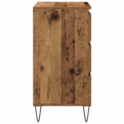 vidaXL Sideboard with Drawer Old Wood 60 x 35 x 70 cm Engineered Wood