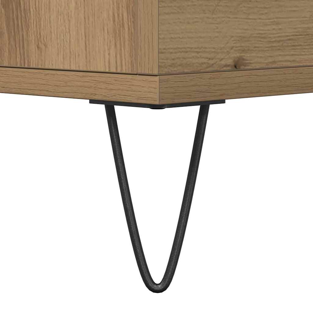 vidaXL Sideboard Artisan Oak 60 x 35 x 70 cm Engineered Wood