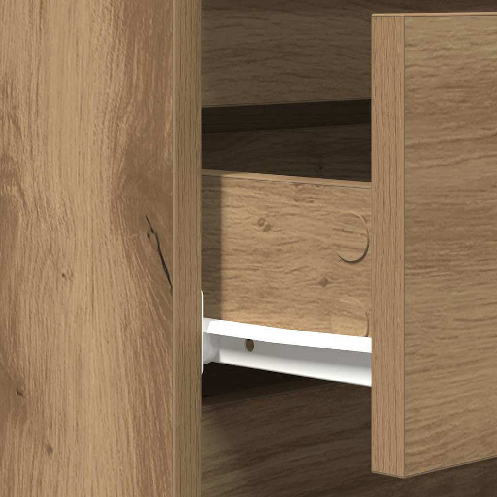 vidaXL Sideboard Artisan Oak 60 x 35 x 70 cm Engineered Wood