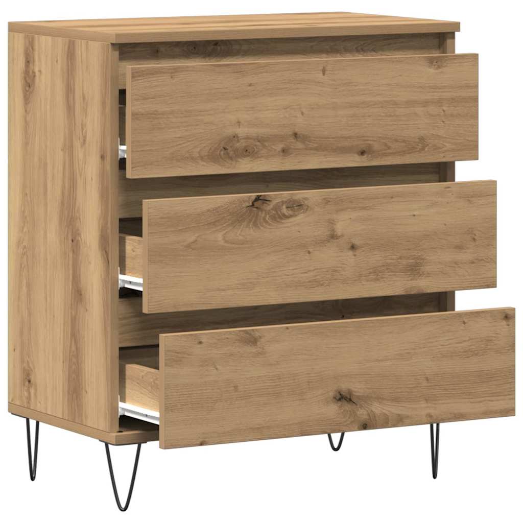 vidaXL Sideboard Artisan Oak 60 x 35 x 70 cm Engineered Wood