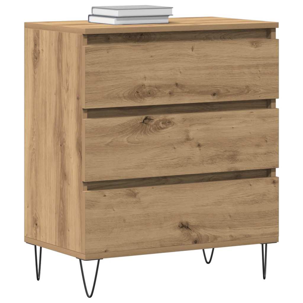 vidaXL Sideboard Artisan Oak 60 x 35 x 70 cm Engineered Wood