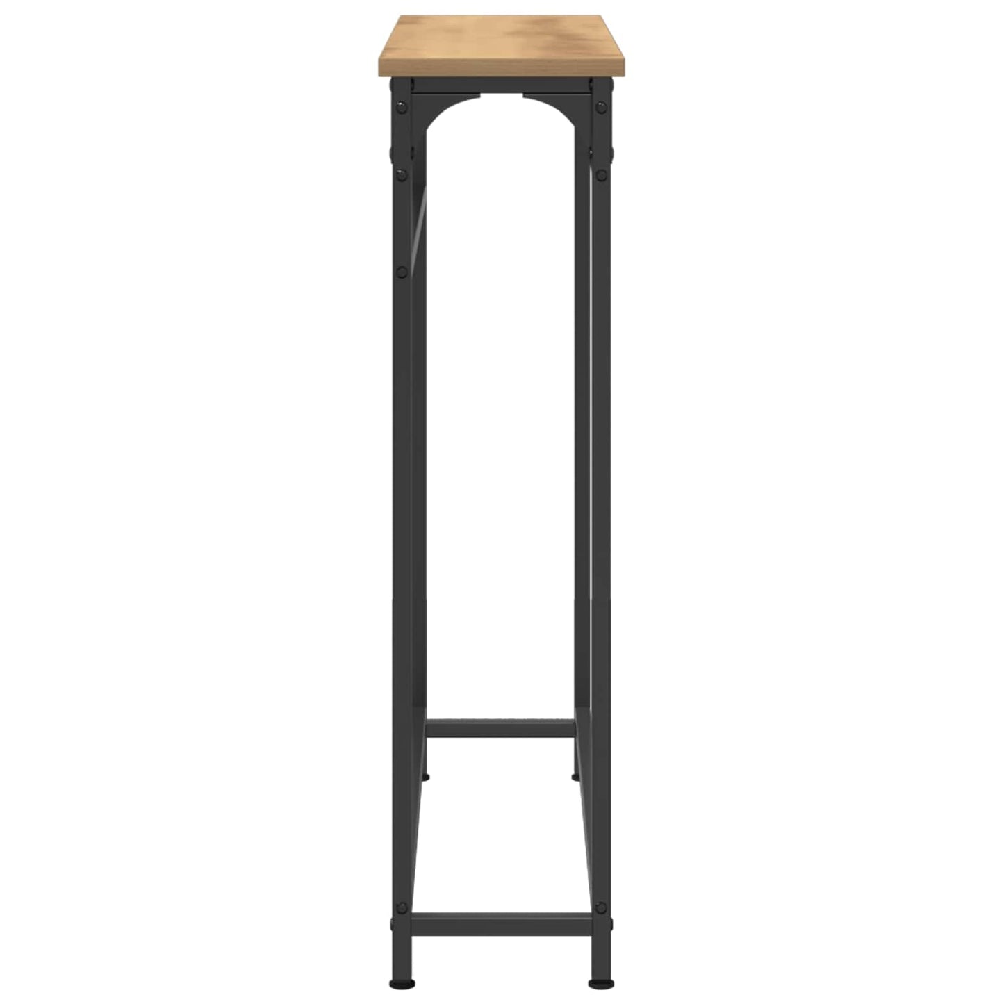 vidaXL Console Table Artisan Oak 75 x 19.5 x 75 cm Engineered Wood
