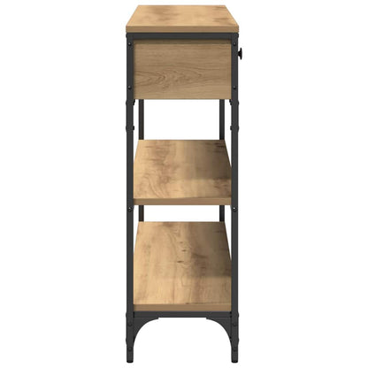 vidaXL Console Table Artisan Oak 100 x 25 x 75 cm Engineered Wood