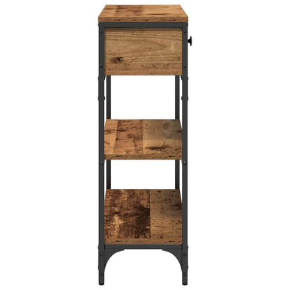 vidaXL Console Table Old Wood 72.5 x 25 x 75 cm Engineered Wood