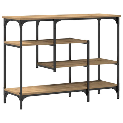 vidaXL Console Table Artisan oak 100 x 35 x 75 cm