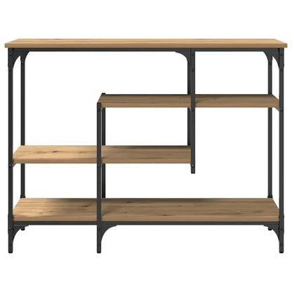 vidaXL Console Table Artisan oak 100 x 35 x 75 cm