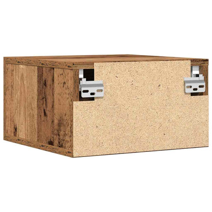 vidaXL Bedside Cabinet 2 pcs Old Wood 35 x 35 x 20 cm Engineered Wood