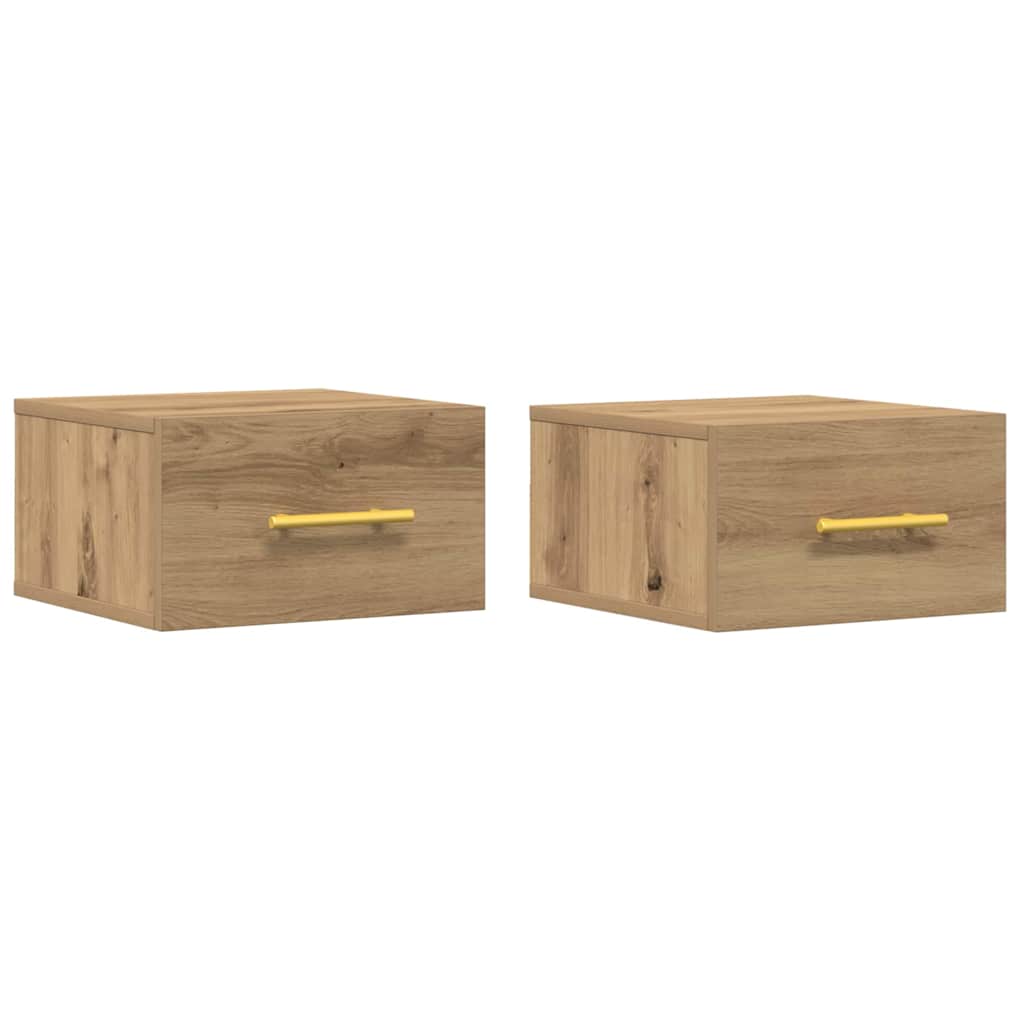 vidaXL Bedside Cabinet 2 pcs 35 x 35 x 20 cm Engineered Wood
