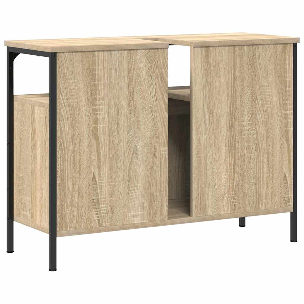 vidaXL Bathroom Sink Cabinet Brown 80 x 30 x 60 cm Engineered wood