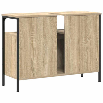 vidaXL Bathroom Sink Cabinet Brown 80 x 30 x 60 cm Engineered wood