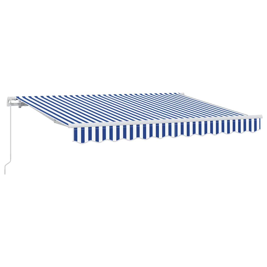 vidaXL Retractable Awning Blue 250 x 200 cm Fabric