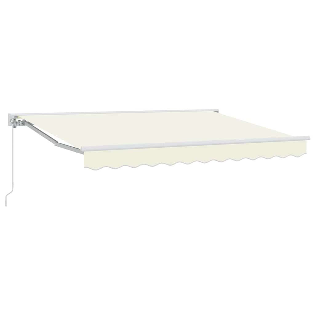 vidaXL Awning Frame Cream 250 x 200 cm Polyester with PU coating
