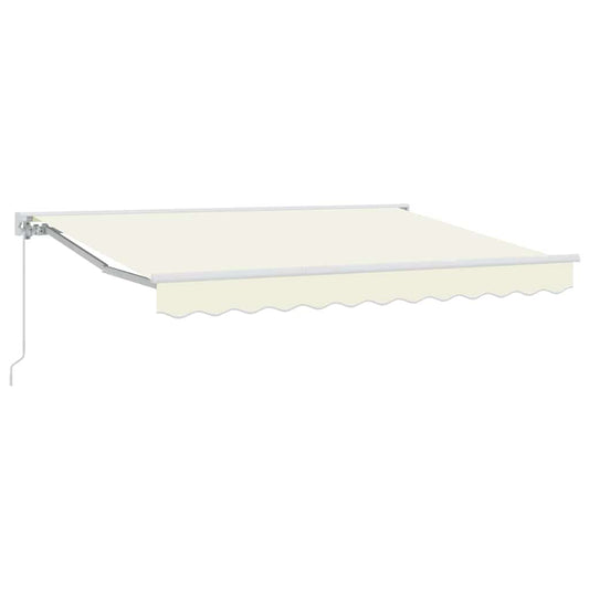 vidaXL Awning Frame Cream 250 x 200 cm Polyester with PU coating