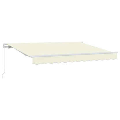 vidaXL Retractable Awning Cream 250 x 200 cm Fabric
