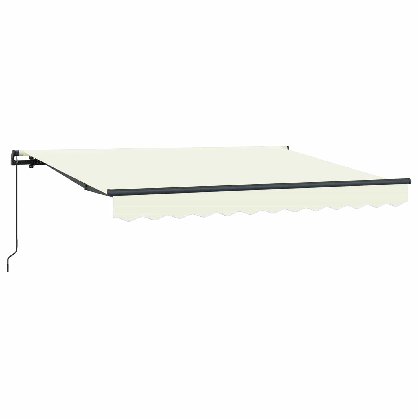 vidaXL Retractable Awning Cream 250 x 200 cm Fabric