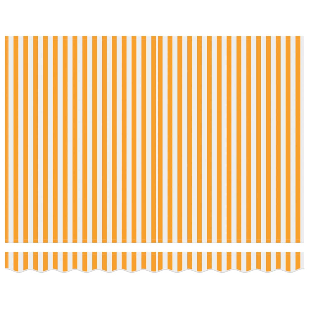 vidaXL Awning Frame Yellow and White 250 x 200 cm