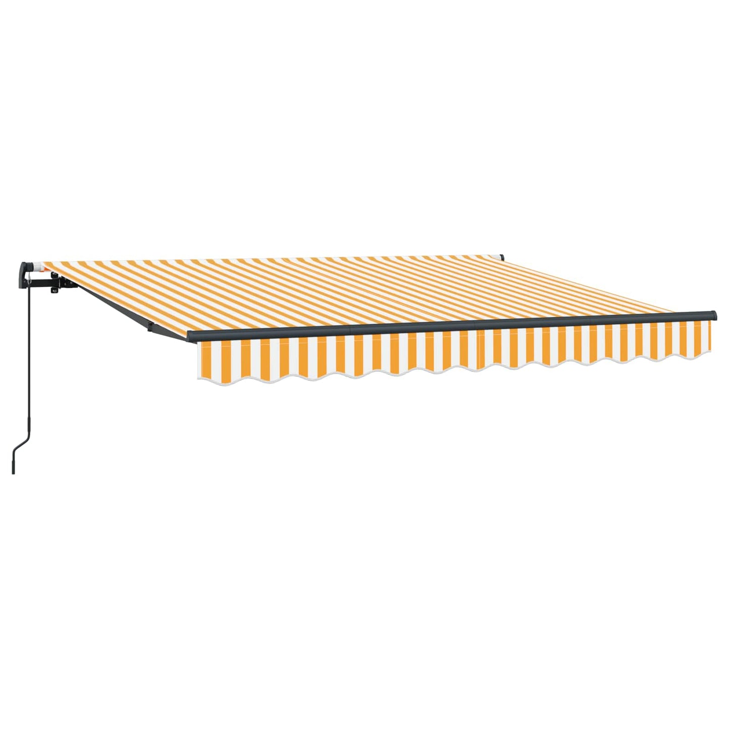 vidaXL Retractable Awning Yellow 250 x 200 cm Fabric