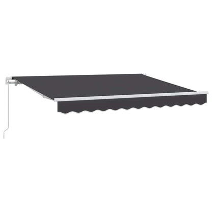 vidaXL Retractable Awning Anthracite 250 x 200 cm Fabric