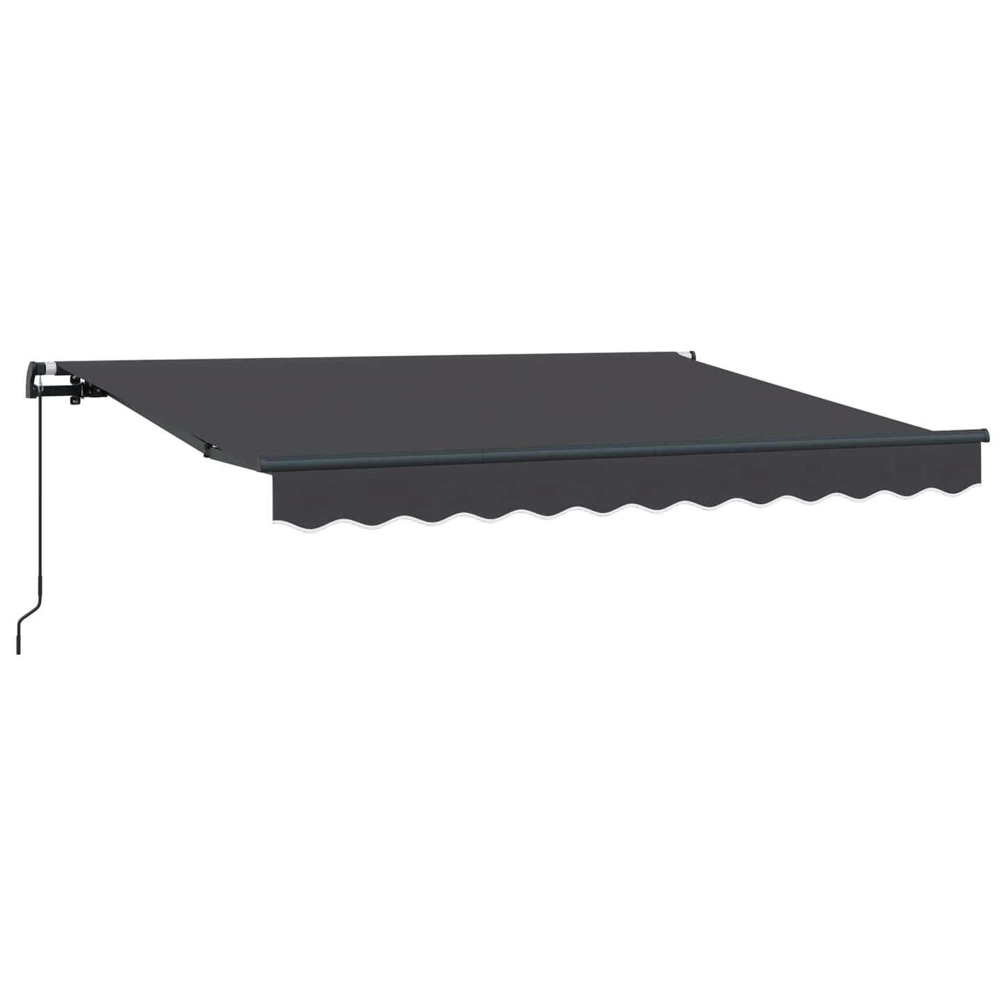 vidaXL Retractable Awning Anthracite 250 x 200 cm Fabric