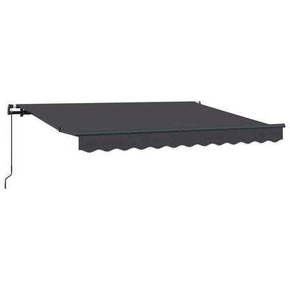 vidaXL Retractable Awning Anthracite 250 x 200 cm Fabric