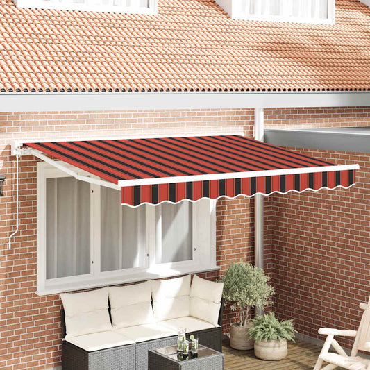 vidaXL Awning Frame Orange and Black 250 x 200 cm