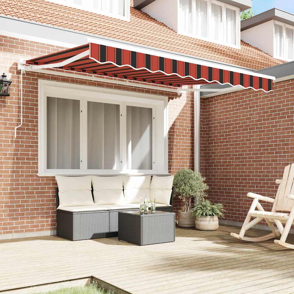 vidaXL Awning Frame Orange and Black 250 x 200 cm