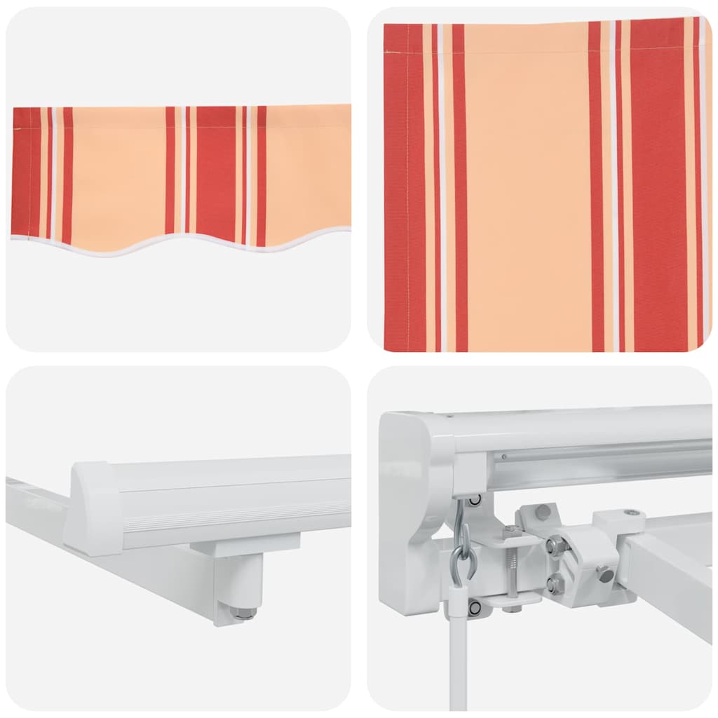 vidaXL Awning Frame Multicolour 250 x 200 cm Polyester with PU coating