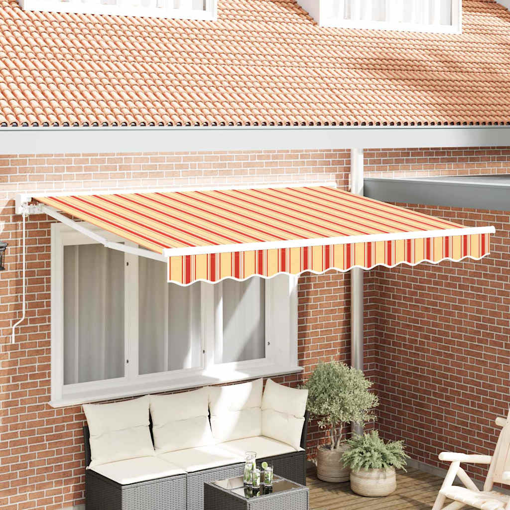 vidaXL Awning Frame Multicolour 250 x 200 cm Polyester with PU coating