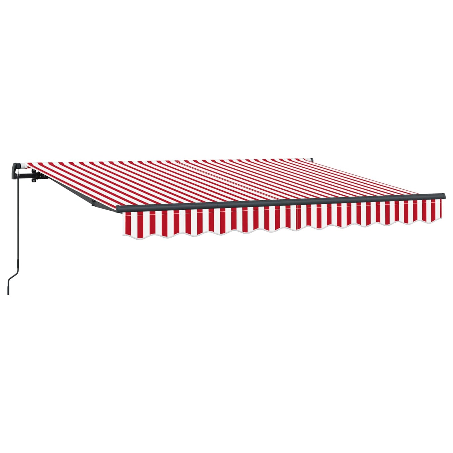 vidaXL Retractable Awning Red 250 x 200 cm Fabric