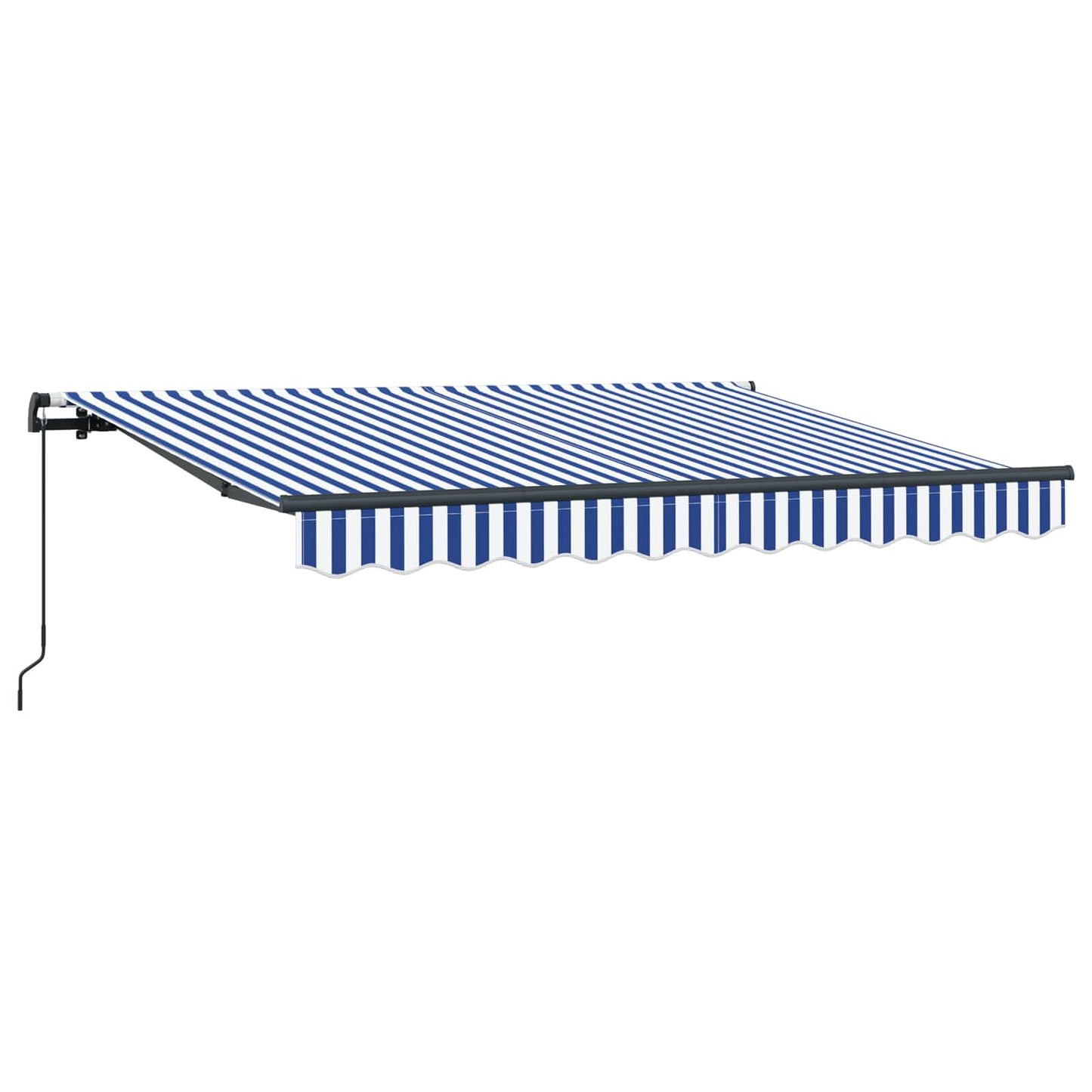vidaXL Retractable Awning Blue 300 x 200 cm Fabric