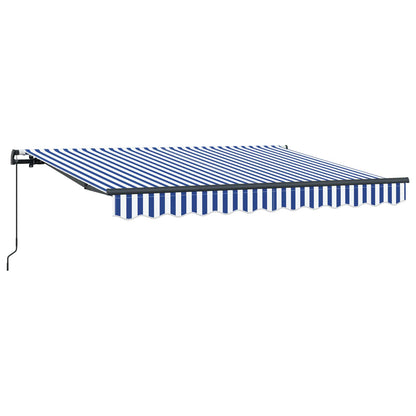 vidaXL Retractable Awning Blue 300 x 200 cm Fabric