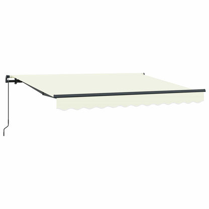 vidaXL Retractable Awning Cream 300 x 200 cm Fabric