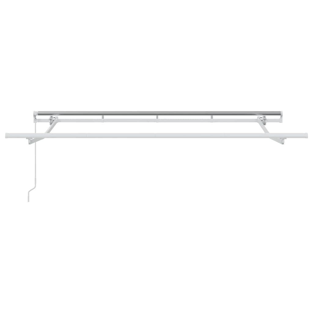 vidaXL Retractable Awning Retractable Blue and White 300 x 200 cm