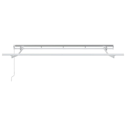 vidaXL Retractable Awning Retractable Blue and White 300 x 200 cm
