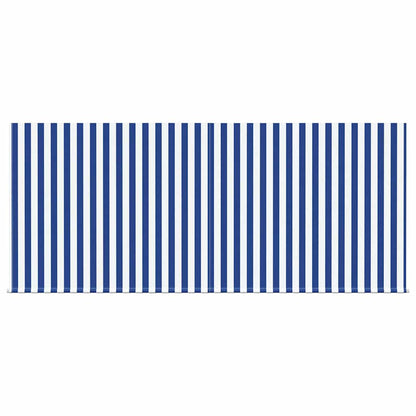vidaXL Retractable Awning Retractable Blue and White 300 x 200 cm