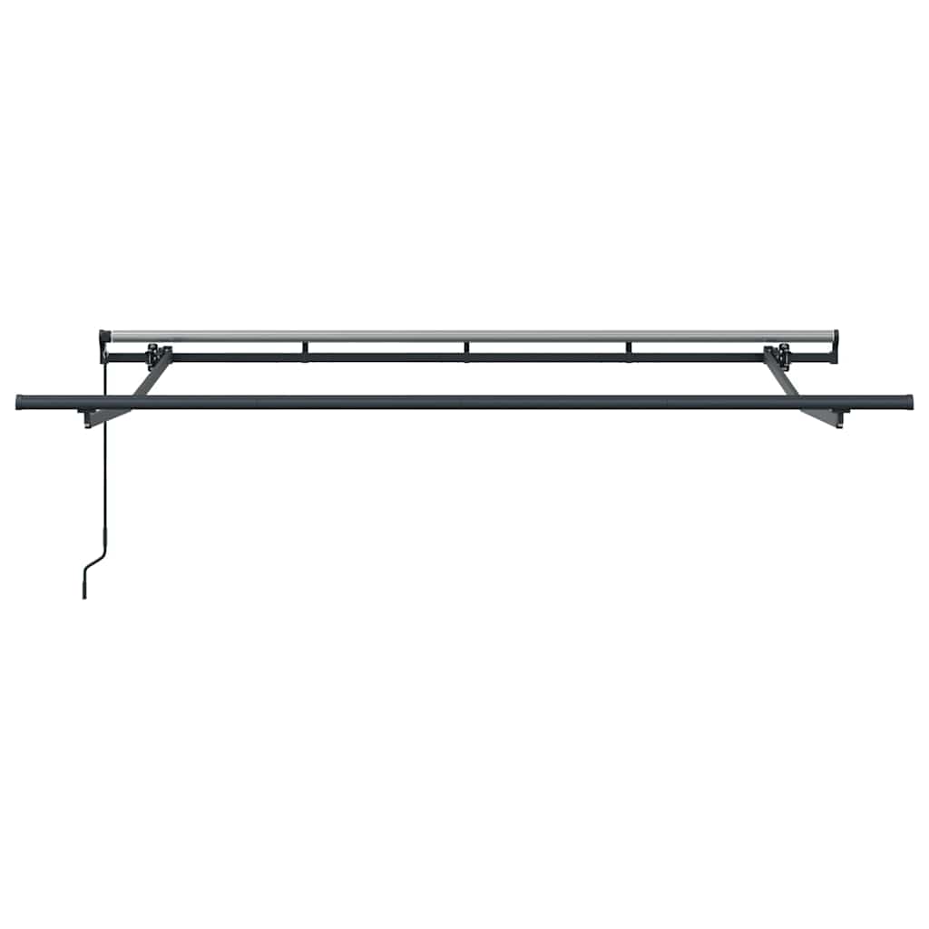 vidaXL Retractable Awning Retractable Anthracite 300 x 200 cm Fabric