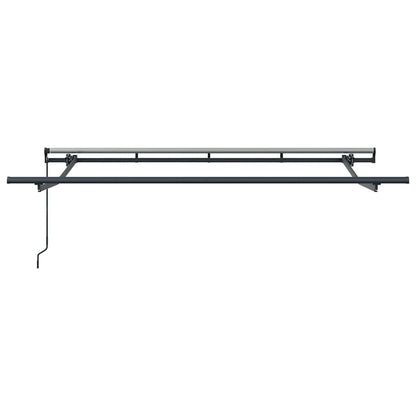 vidaXL Retractable Awning Retractable Anthracite 300 x 200 cm Fabric