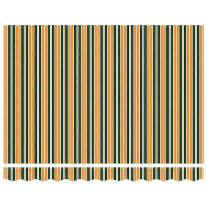 vidaXL Awning Frame Green and Yellow 300 x 200 cm