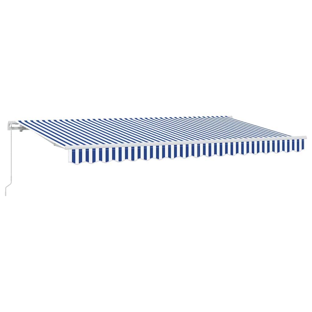 vidaXL Retractable Awning Blue 350 x 200 cm Fabric