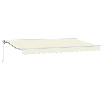 vidaXL Awning Frame Cream 350 x 200 cm Polyester with PU coating