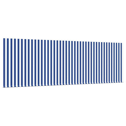 vidaXL Retractable Awning Manual Blue 350 x 200 cm Fabric