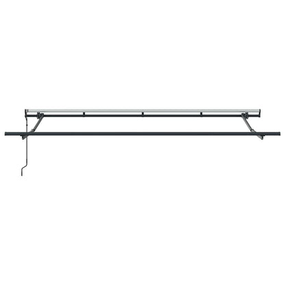 vidaXL Retractable Awning Retractable Blue and White 350 x 200 cm