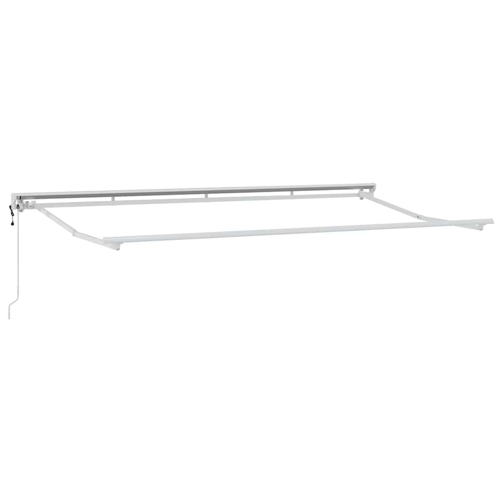 vidaXL Retractable Awning Cream 350 x 200 cm Polyester and Aluminium