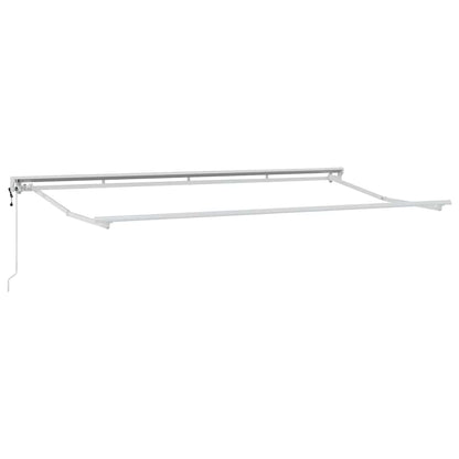vidaXL Retractable Awning Cream 350 x 200 cm Polyester and Aluminium