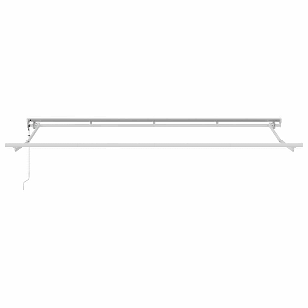 vidaXL Retractable Awning Cream 350 x 200 cm Polyester and Aluminium