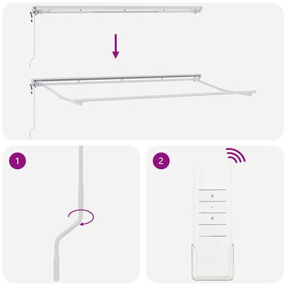 vidaXL Retractable Awning Cream 350 x 200 cm Polyester and Aluminium