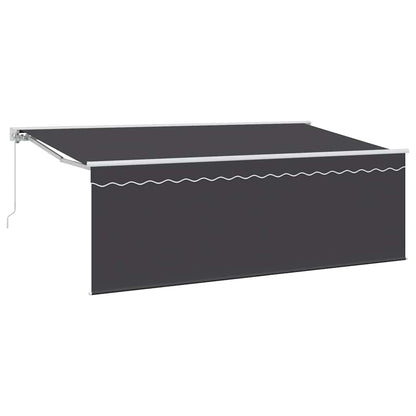 vidaXL Retractable Awning Cream 350 x 200 cm Polyester and Aluminium
