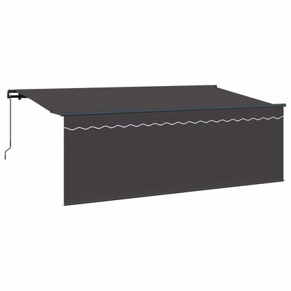 vidaXL Manual Awning 3.5 x 2 m Anthracite 100% Polyester