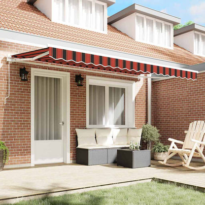 vidaXL Awning Frame Orange and Black 350 x 200 cm