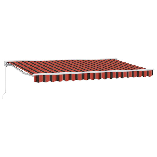 vidaXL Awning Frame Orange and Black 350 x 200 cm